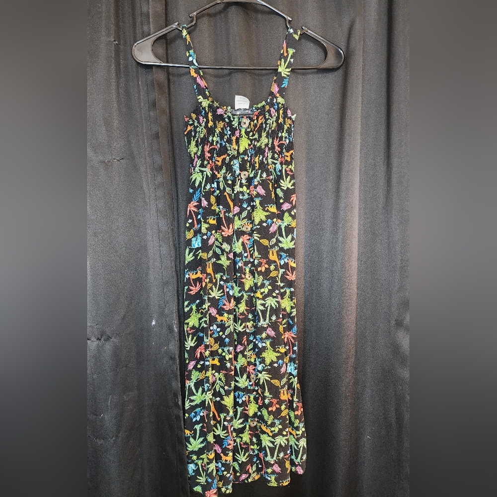 Girls Medium Animal Print Dress